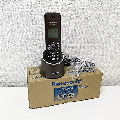 パナソニックのコードレス電話機 VE-GZS10DL-T