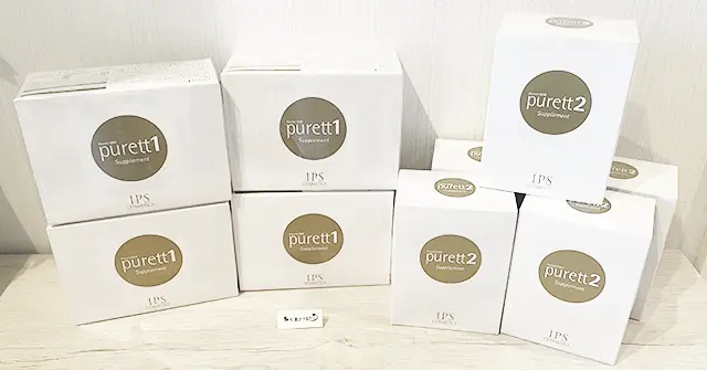 買取実績 IPSコスメティクス ピュレットツー(purett 2)などのサプリメント MLM製品 9点